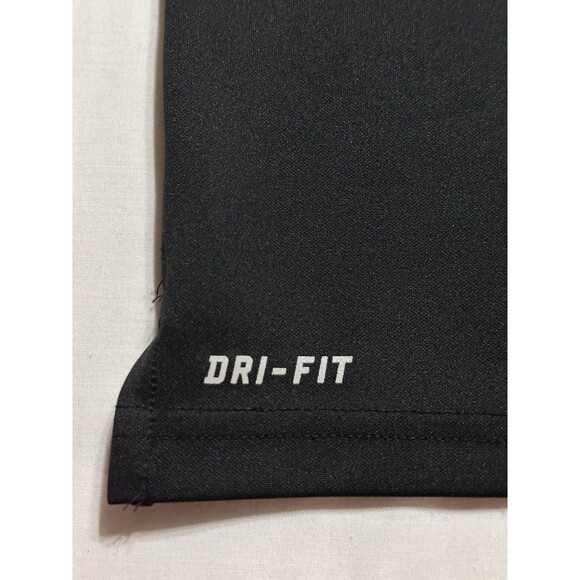 New York Yankees Nike Dri Fit Polo Shirt Mens XXL Black White MLB Baseball *READ - Picture 8 of 12